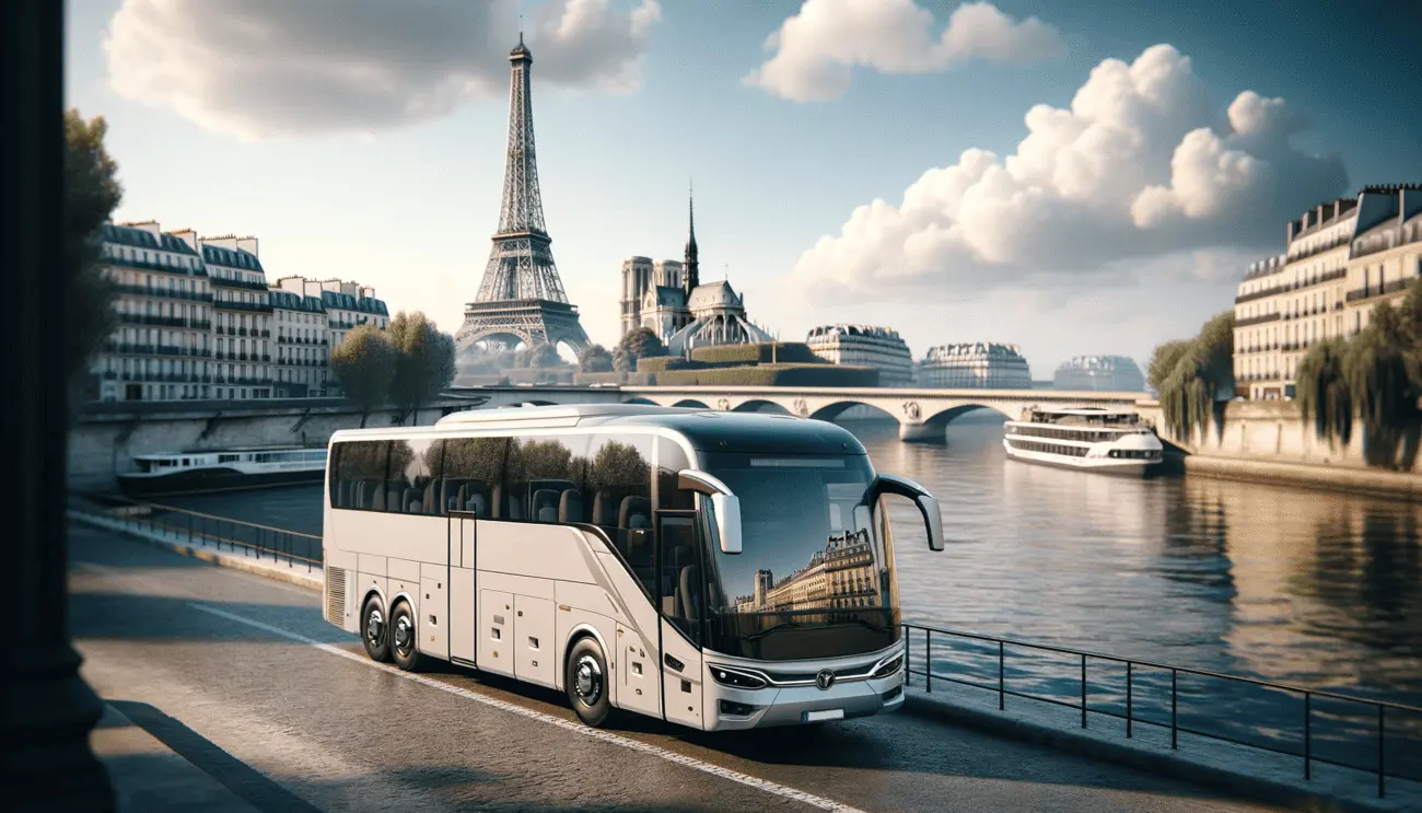 Chauffeur-driven coach hire in Paris